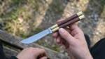 High Carbon Steel Filipino Balisongs Butterfly Brass with High Grains Rose Wood or Walnut Burl Wood Insert Black Mamba Knives World Class Knives | BMK-429