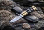 D2 Tool Steel Filipino Balisongs Butterfly Stainless Steel Buffalo Horn Inserts Black Mamba Knives World Class Knives | BMK-465