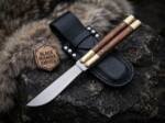 High Carbon Steel Filipino Balisongs Butterfly Brass with Chico Wood Inserts Black Mamba Knives World Class Knives | BMK-431