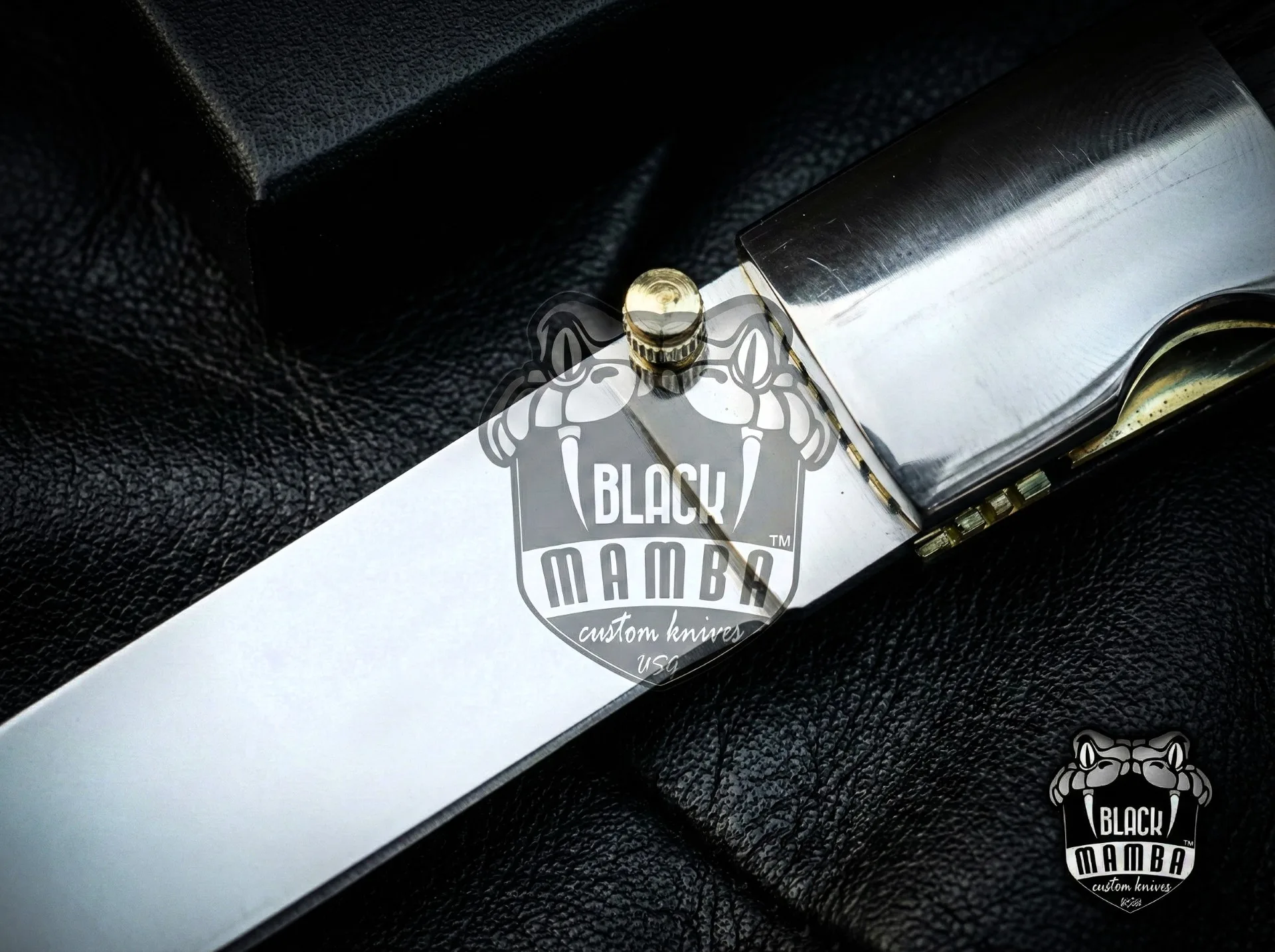 Black Scorpion - 440C Steel Folding Pocket Knife, 8″ Overall, Wenge Handle - view 7