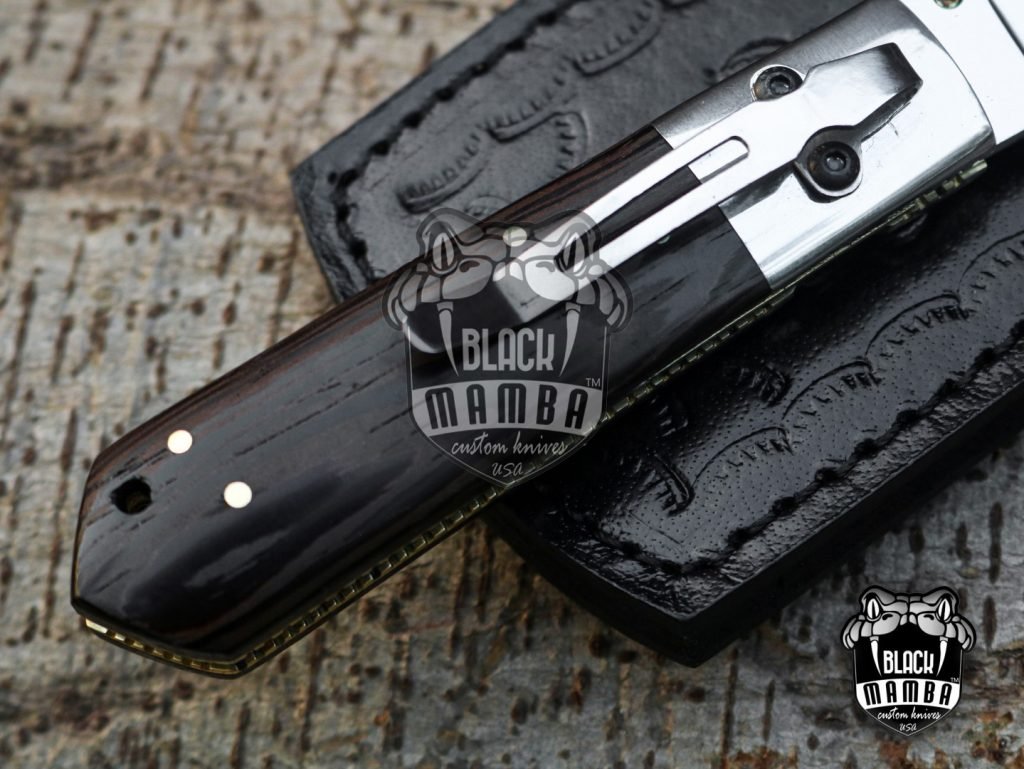 BMK-402 Black Scorpion 8″ Long 3.5″Blade” 5.6 oz 440c High Mirror Polished Pocket knives Handmade Damascus Pocket Folding Knife Hand Made World Class knives - Image 7