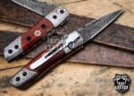 BMK-633 Corn snake 3″ Long 3.5″Blade” 4oz Damascus Pocket Clip Knives Handmade Damascus Pocket Folding Knife Hand Made World Class Knives