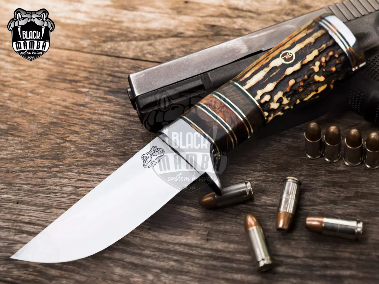 Hyena – 440C Steel Hunting Knife, 8.5″ Overall