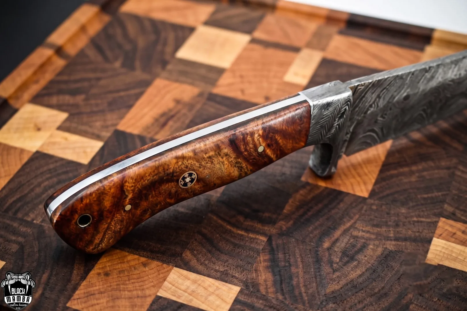 Yukio – Damascus Chef Knife, 13″ Overall - view 3