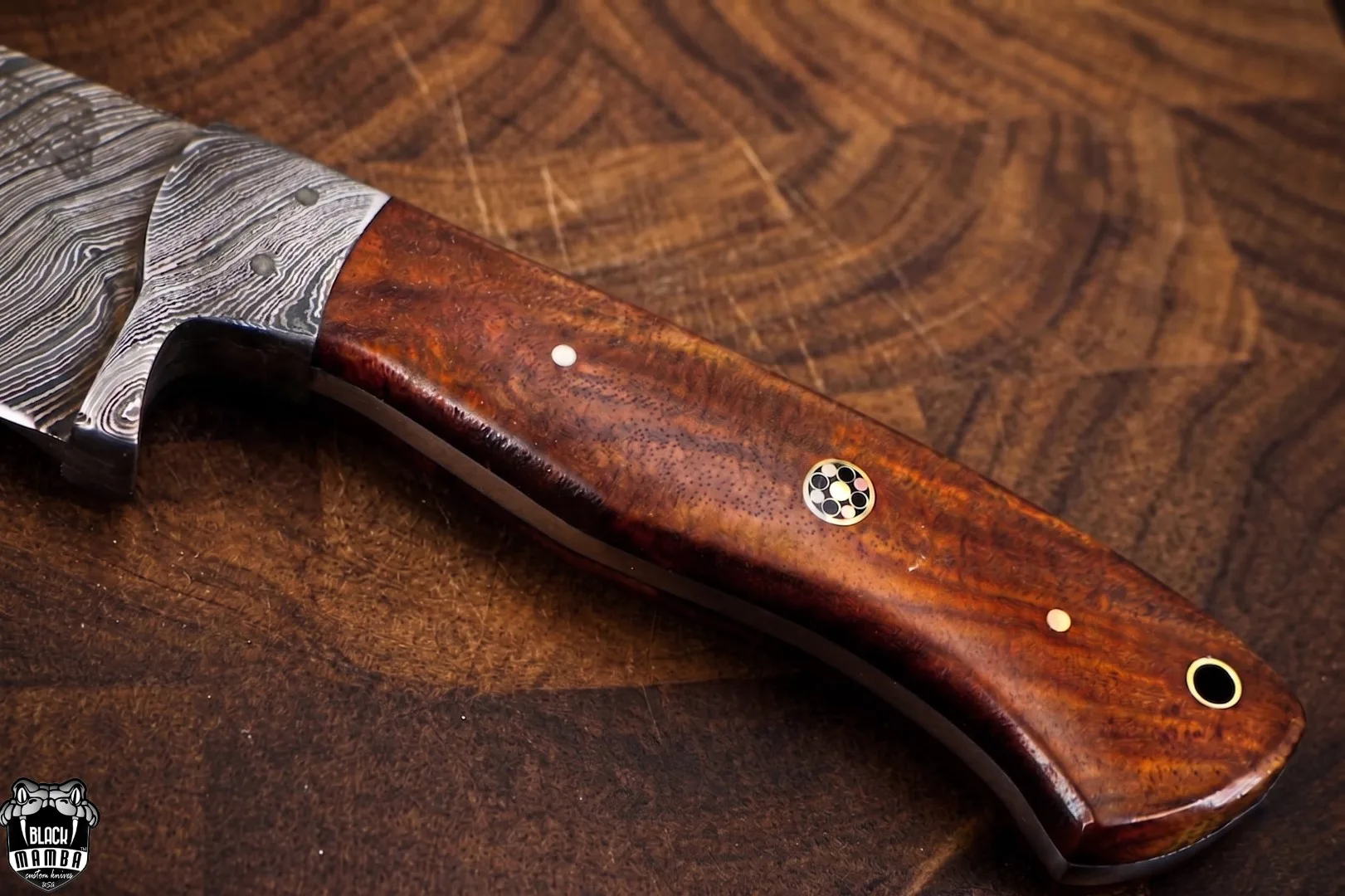 Yukio – Damascus Chef Knife, 13″ Overall - view 6