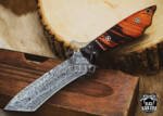 BMK-118 Aokigahara Damascus Tanto Knife 12 Inches Long 7 Inches Blade 12 Ounce Damascus Fixed Blade Hunting Knife Tanto Knife Damascus Hand Made Word Class Knives USA Made