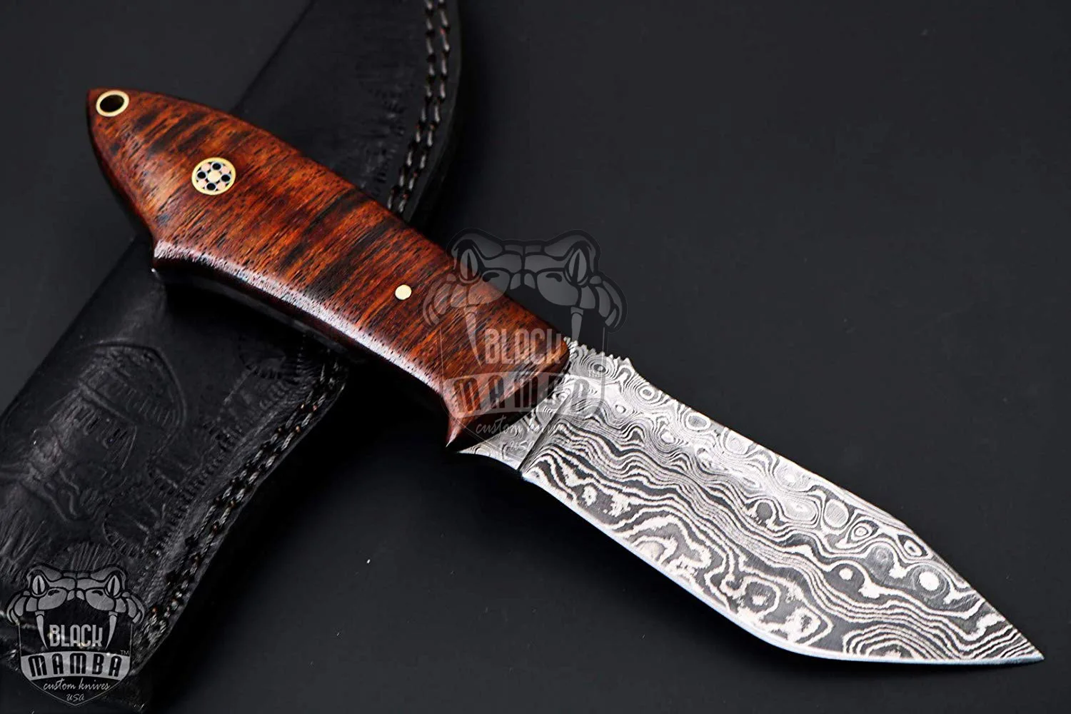 Wakizashi - Damascus Sword, 6″ Overall - view 7
