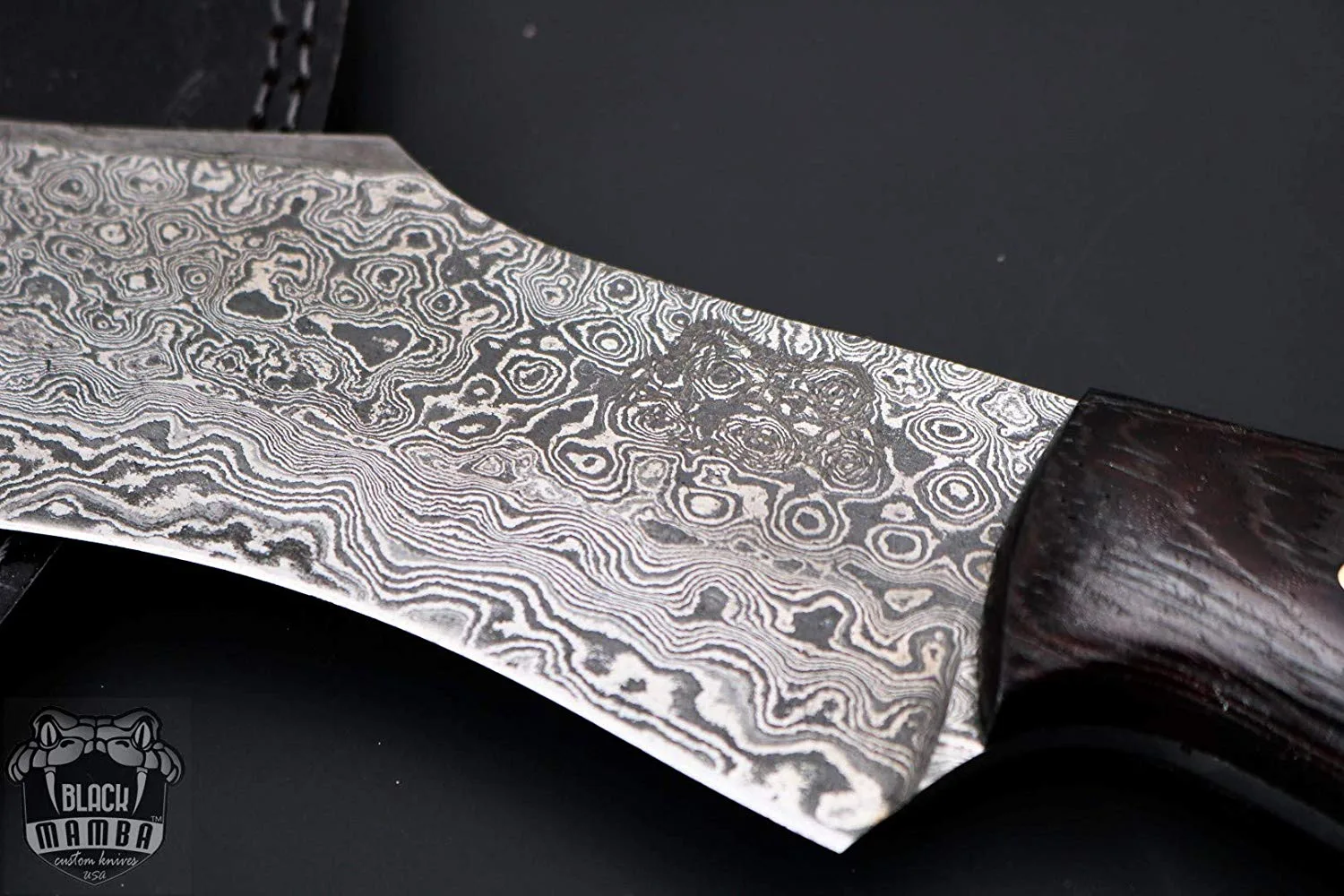 King Cobra - Damascus Bowie Knife, 9″ Overall - view 8