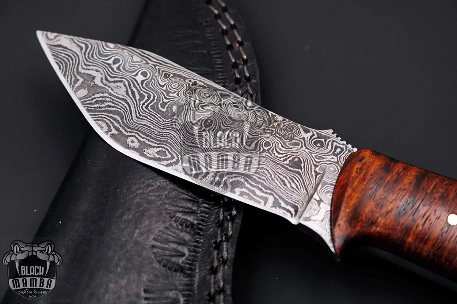 Wakizashi - Damascus Sword, 6″ Overall - view 5