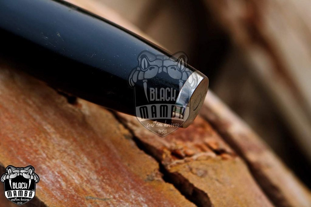 BMK-113-BL Sable Fish Chef Knife13.5″ Long 8.2 “Blade ” 9.1 oz Razor Sharp Hand Made Damascus Steel Chef Knives Black Mamba Hand Made World Class Knives Made in USA - Image 3