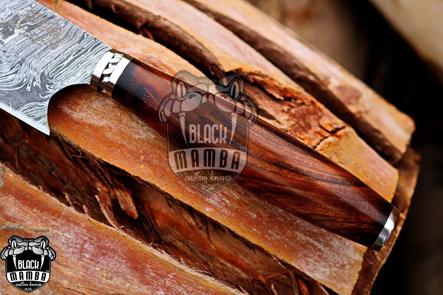 Brown Trout – Damascus Chef Knife, 13.5″ Overall - view 3