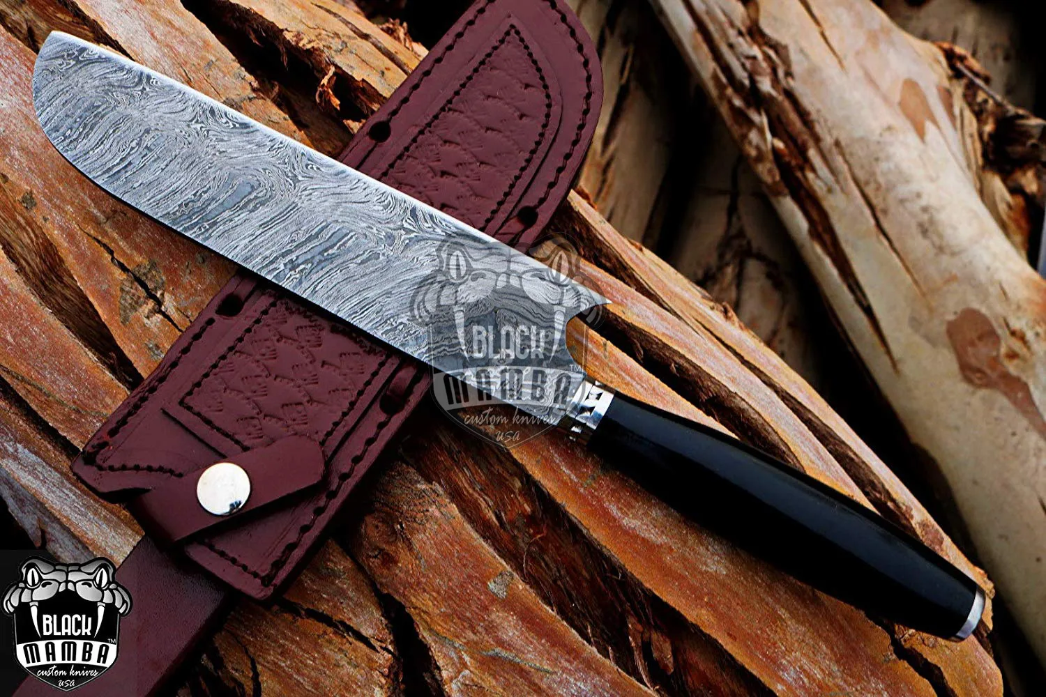 Sable Fish – Damascus Chef Knife, 13.5″ Overall - view 9