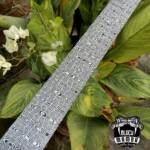Bmk1212-bl Damascus Mosiac-2 pattren Billet bar 5 mm thick 12 inches long 1.5 inches wide Black Mamba billets