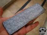 Damascus Mosaic pattern Billet bar 5 mm thick 12 inches long 1.5 inches wide Black Mamba billets