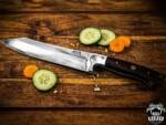 BMK-152-440c Yukio Chef Knife 13 Inches Long 7.5 Inches Blade 11 Ounce Razor Sharp Hand Made 440c Chef Knives Black Mamba Hand Made World Class Knives