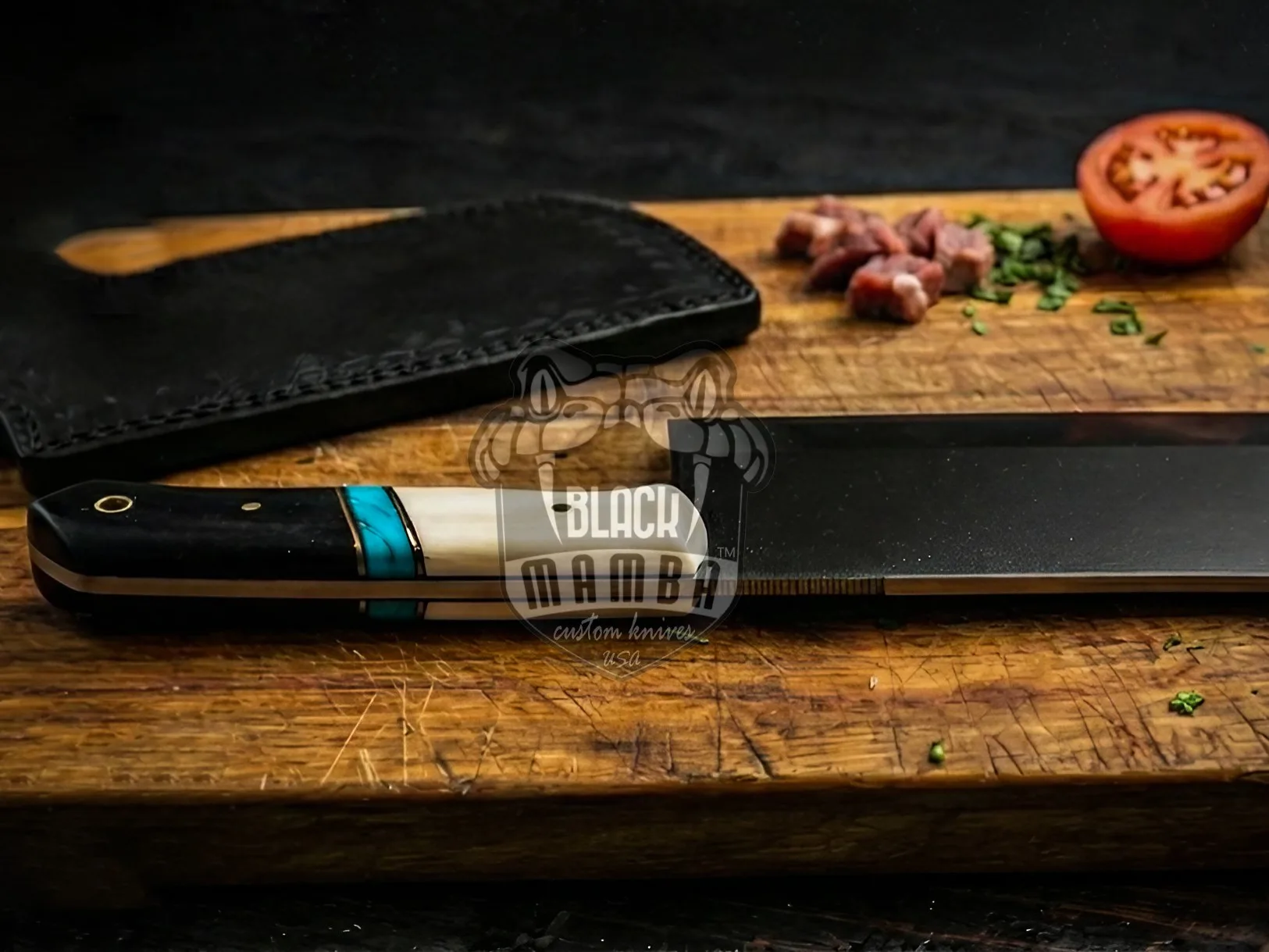 Panda – 440C Steel Cleaver, 12″ Overall - view 5