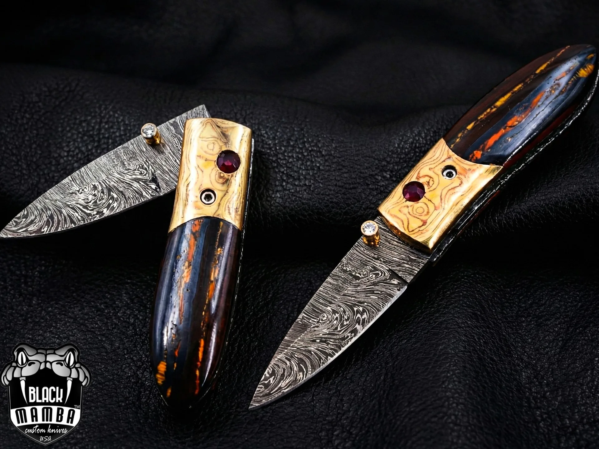 Ares - Damascus Folding Pocket Knife - view 9