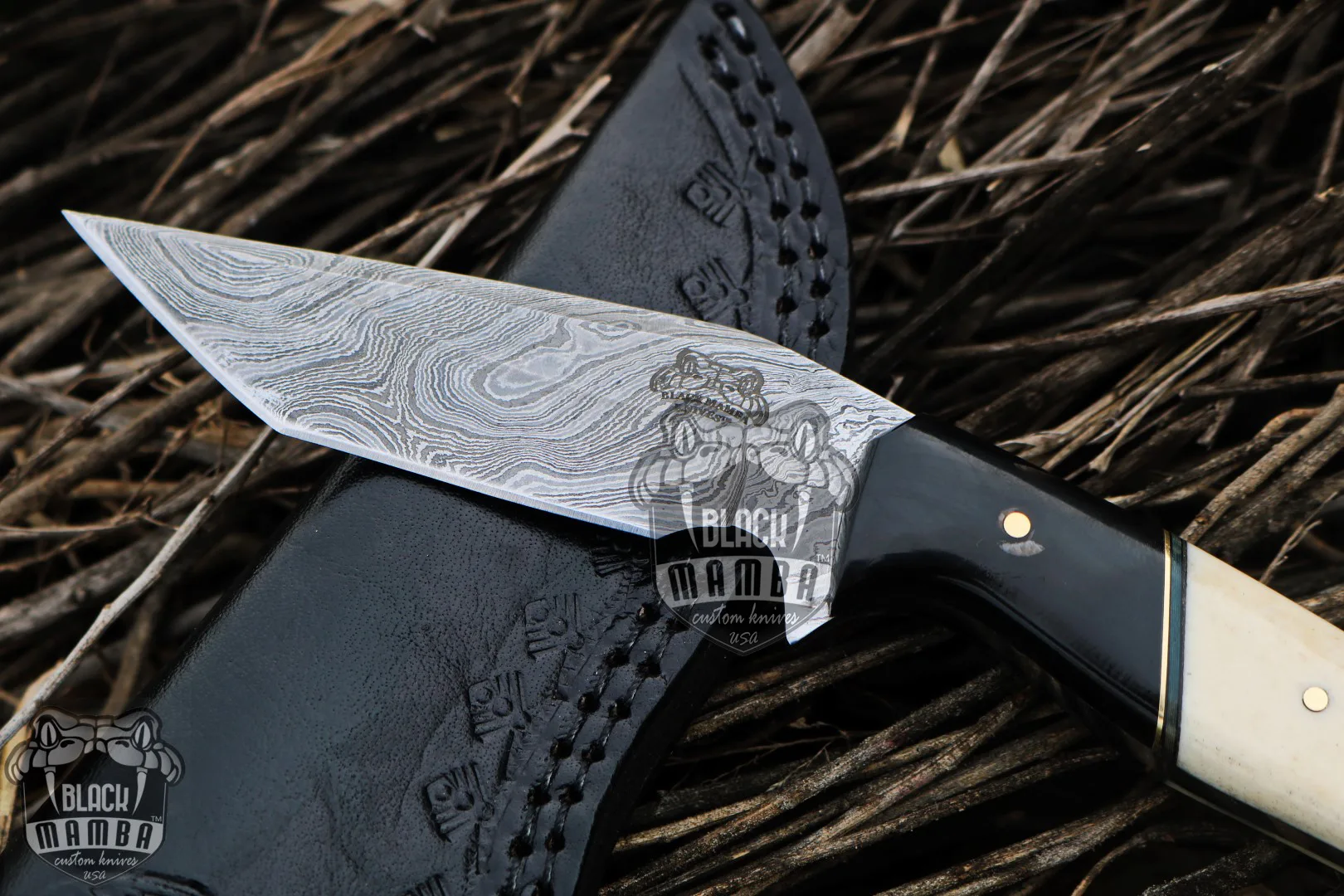 Octopus – Damascus Karambit, 8.7″ Overall - view 2