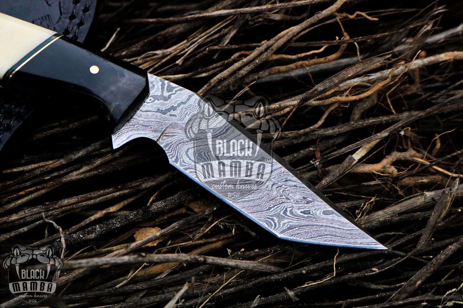 Octopus – Damascus Karambit, 8.7″ Overall - view 5