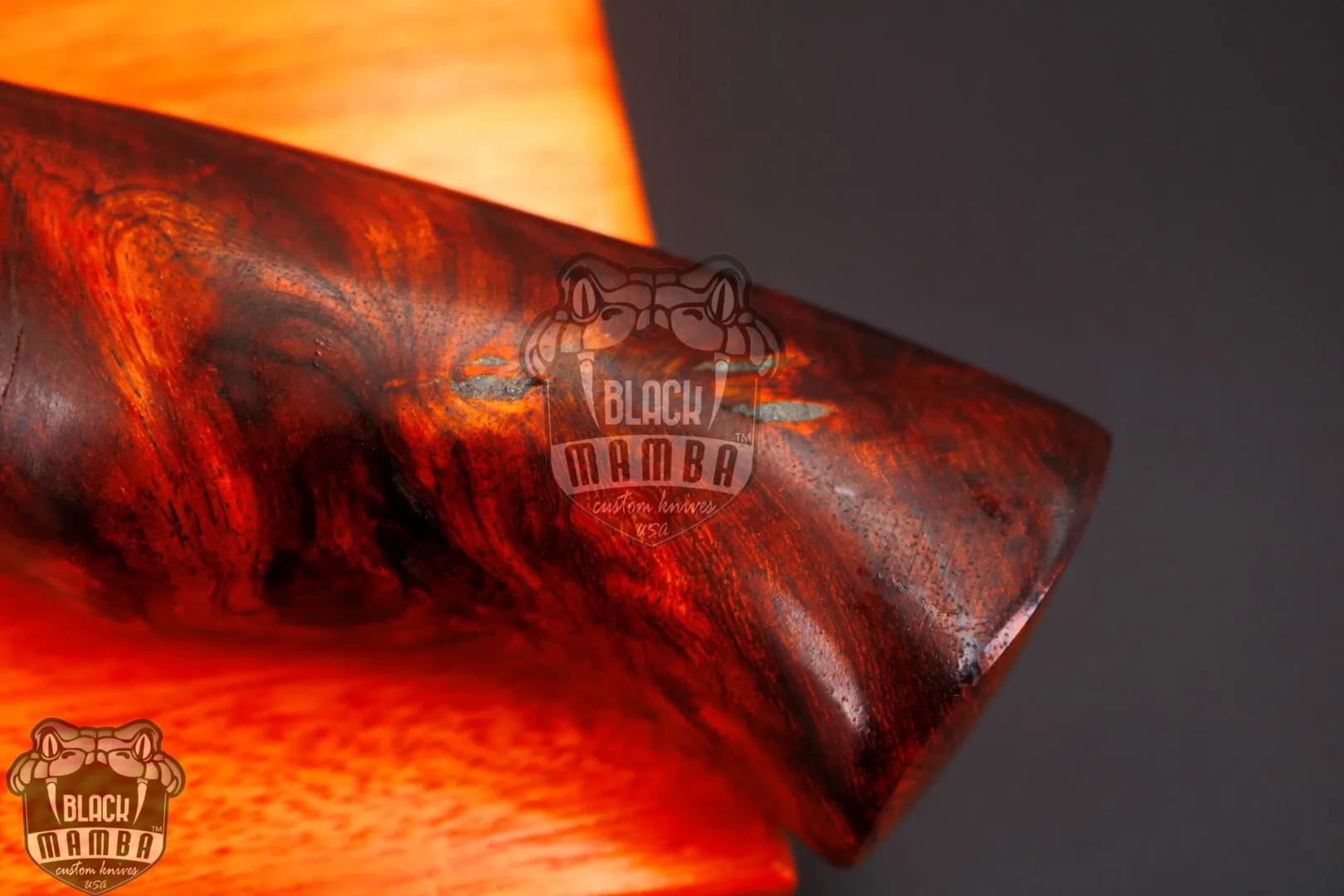 Cottonmouth - Damascus Skinning Knife, 9.2″ Overall - view 5