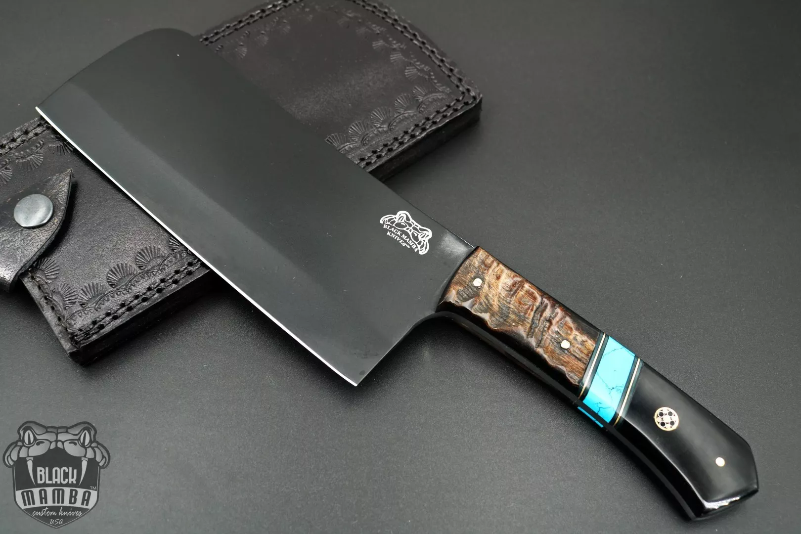 Black Panther - 440C Steel Cleaver, 12″ Overall | BMK-702