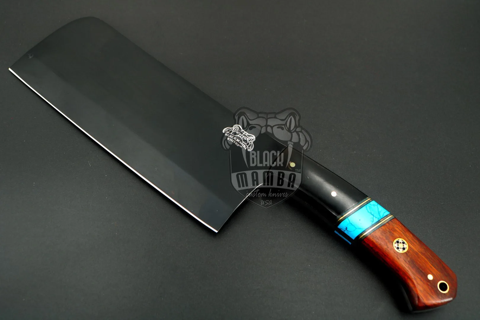 African Buffalo - 440C Steel Cleaver, 12″ Overall - view 2