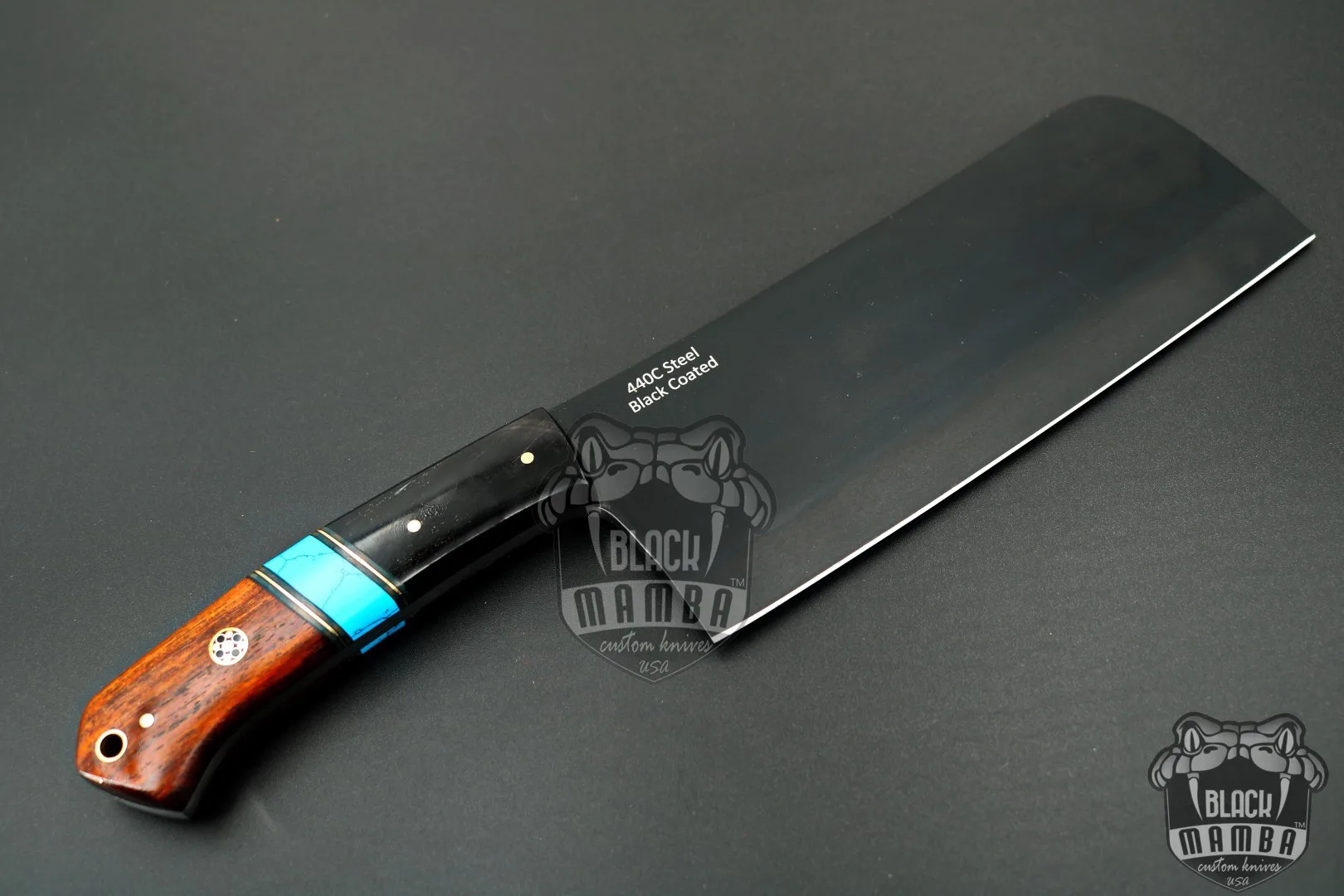 African Buffalo - 440C Steel Cleaver, 12″ Overall - view 5