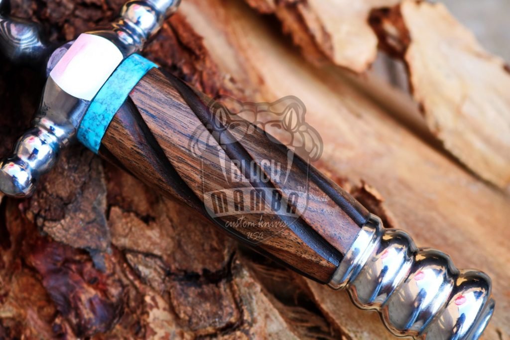 Bmk-639 Damascus Stiletto Knife 15 Inches long Damascus Steel dagger blade Black mamba knives USA Made - Image 5