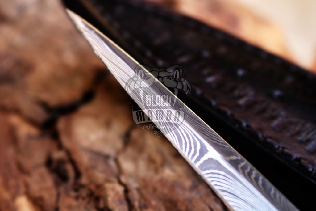 Bmk-639 Damascus Stiletto Knife 15 Inches long Damascus Steel dagger blade Black mamba knives USA Made - Image 10