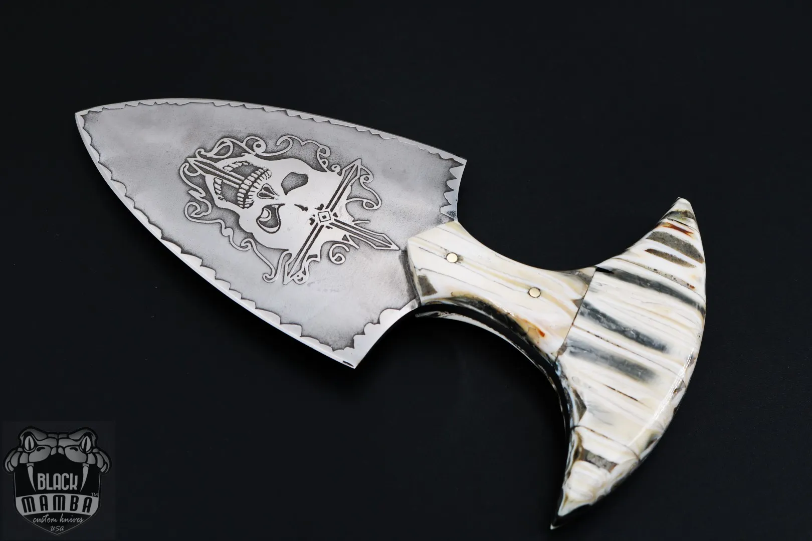Kippah - D2 Push Dagger, 4″ Blade - view 6