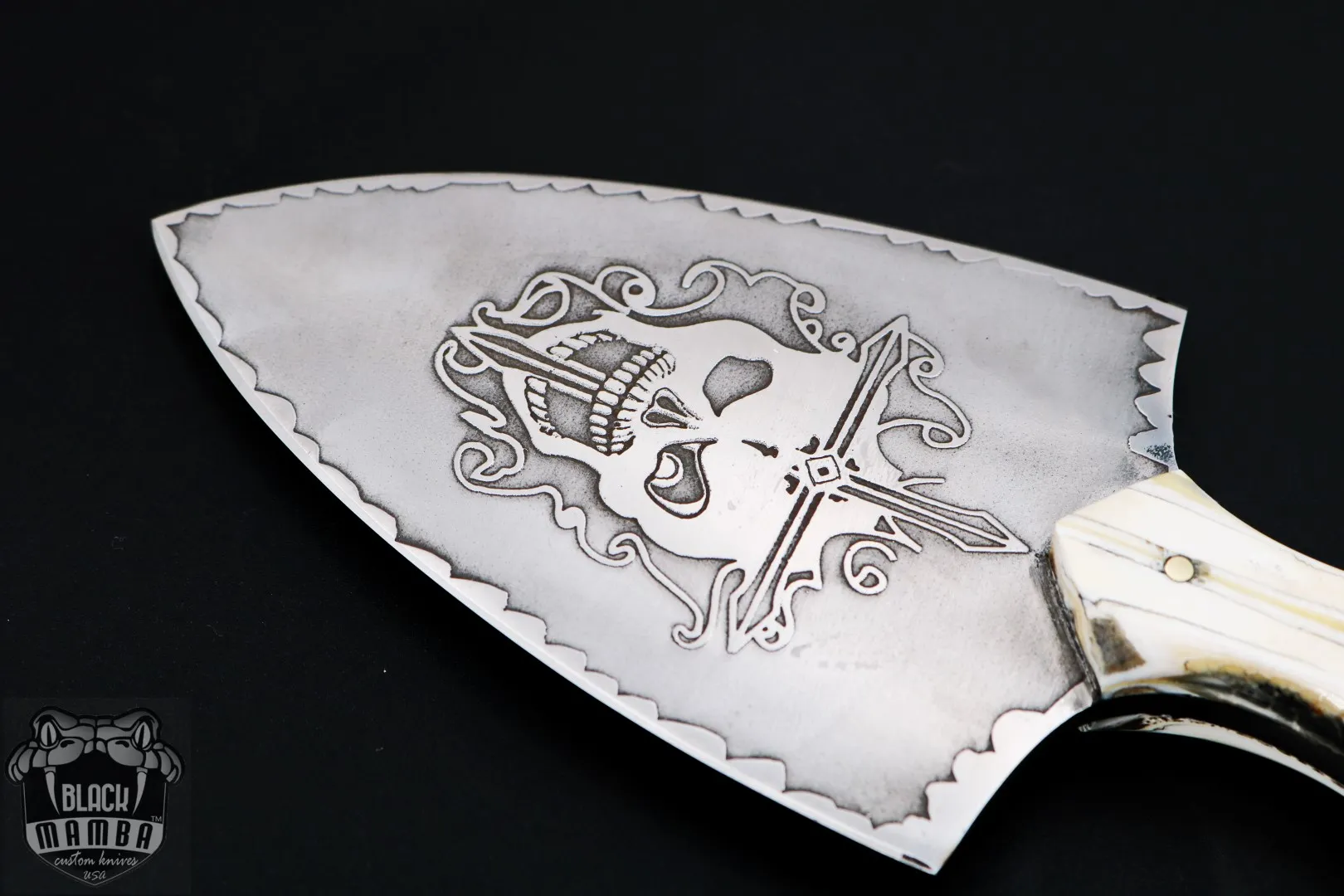 Kippah - D2 Push Dagger, 4″ Blade - view 7