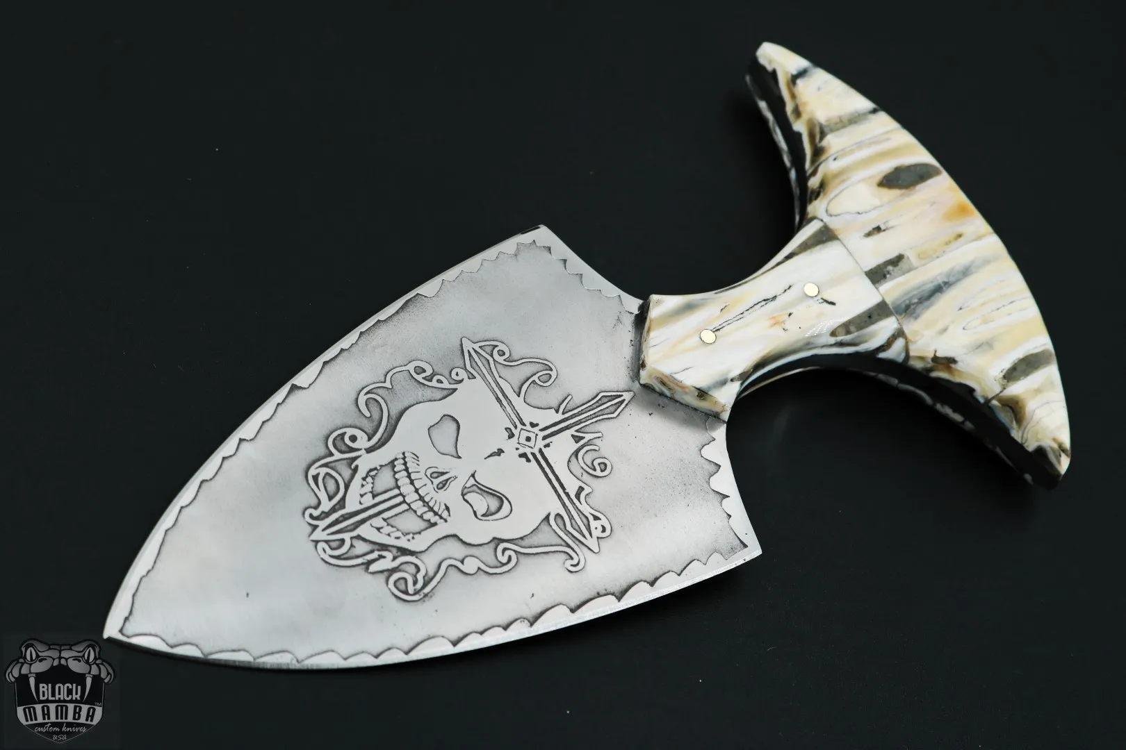 Kippah - D2 Push Dagger, 4″ Blade - view 9