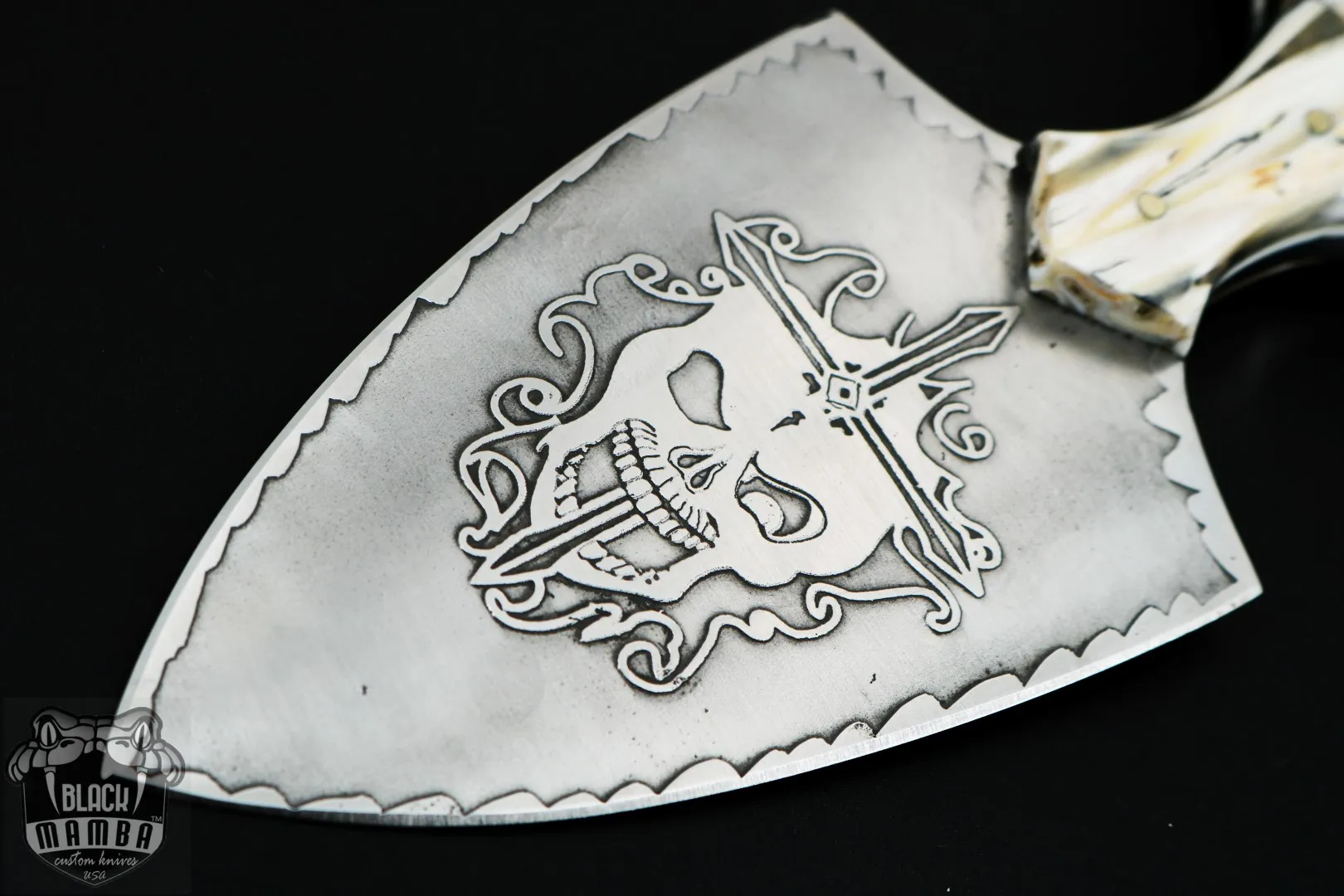 Kippah - D2 Push Dagger, 4″ Blade - view 10