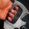 Bmk-800 Black kite 18 Inches Long 7 inches Head Damascus Tomahawk Axe Multi Purpose Axe black mamba knives - Image 11