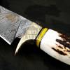 Bmk-177 Timber Rattlesnake Damascus Knife 11 Inches Long 6 Inches Blade 14 Ounce Damascus Hunting Fixed Blade Survival Knife Hand Made World Class Knives - Image 3