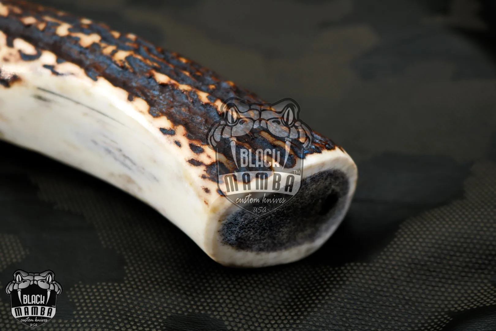 Timber Rattlesnake - Damascus Hunting Knife, 11″ Overall - view 6