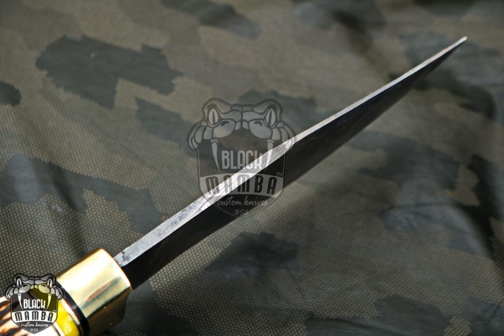 Bmk-177 Timber Rattlesnake Damascus Knife 11 Inches Long 6 Inches Blade 14 Ounce Damascus Hunting Fixed Blade Survival Knife Hand Made World Class Knives - Image 10