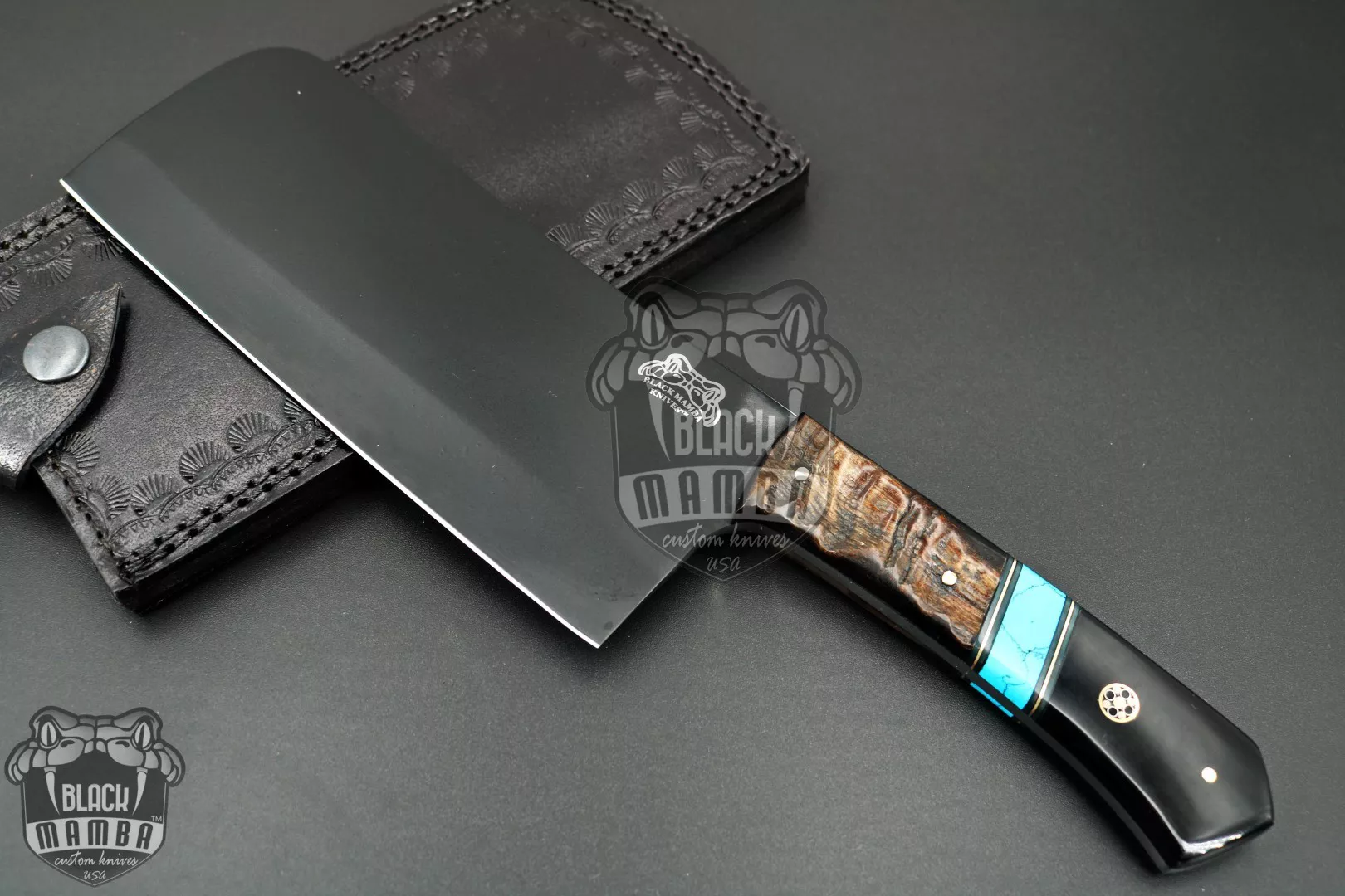 Black Panther - 440C Steel Cleaver, 12″ Overall | BMK-702-1