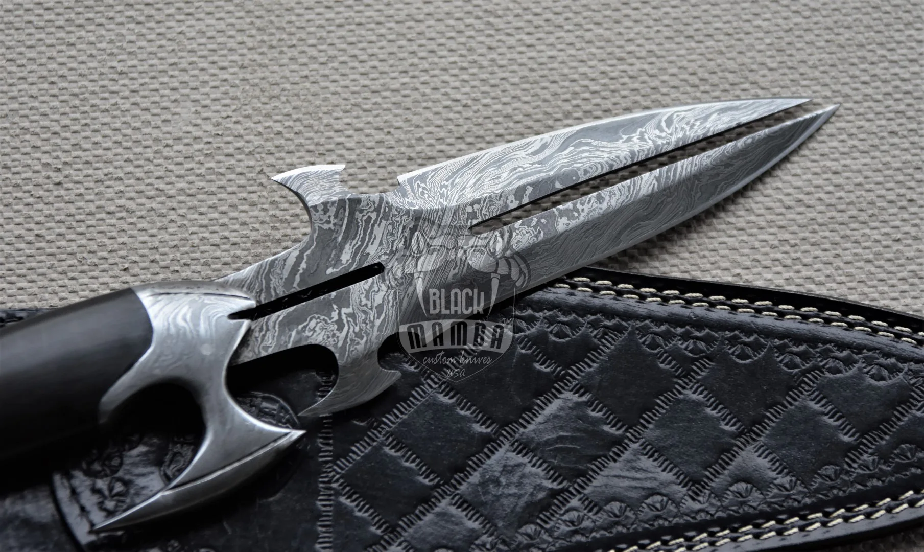 Anaconda - Damascus Hunting Knife, 13.5″ Overall - view 5