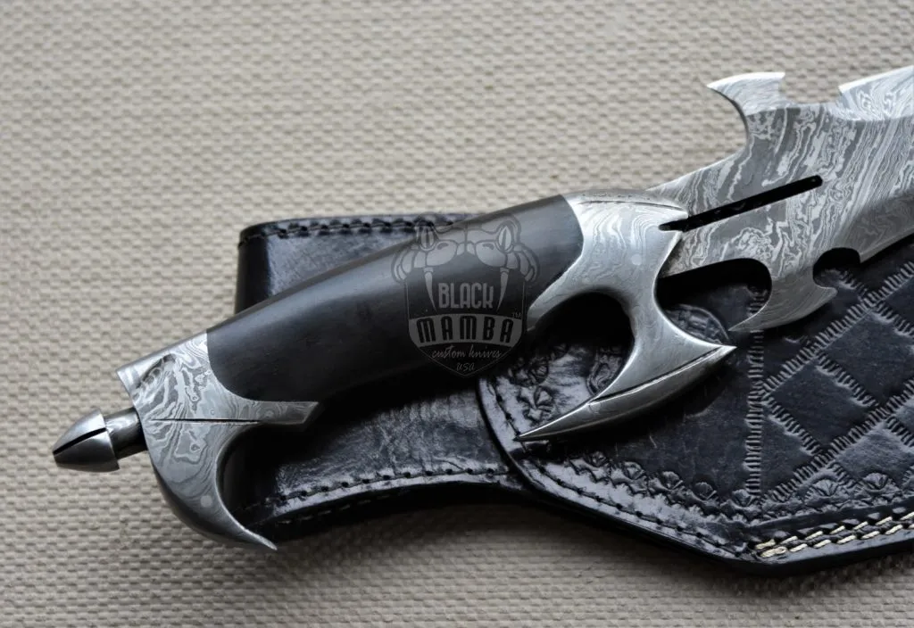 Bmk-178 Anaconda Knife 13 Inches long Damascus steel Dagger blade knife Black mamba knives USA Made - Image 6