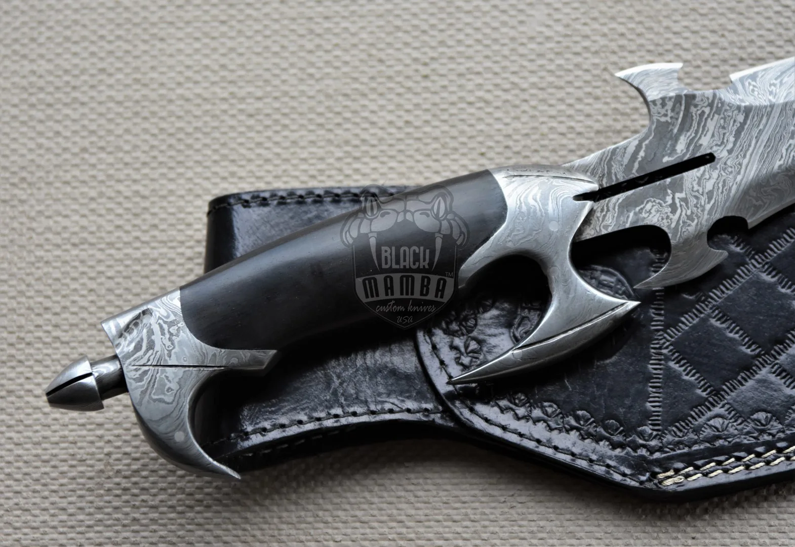 Anaconda - Damascus Hunting Knife, 13.5″ Overall - view 6