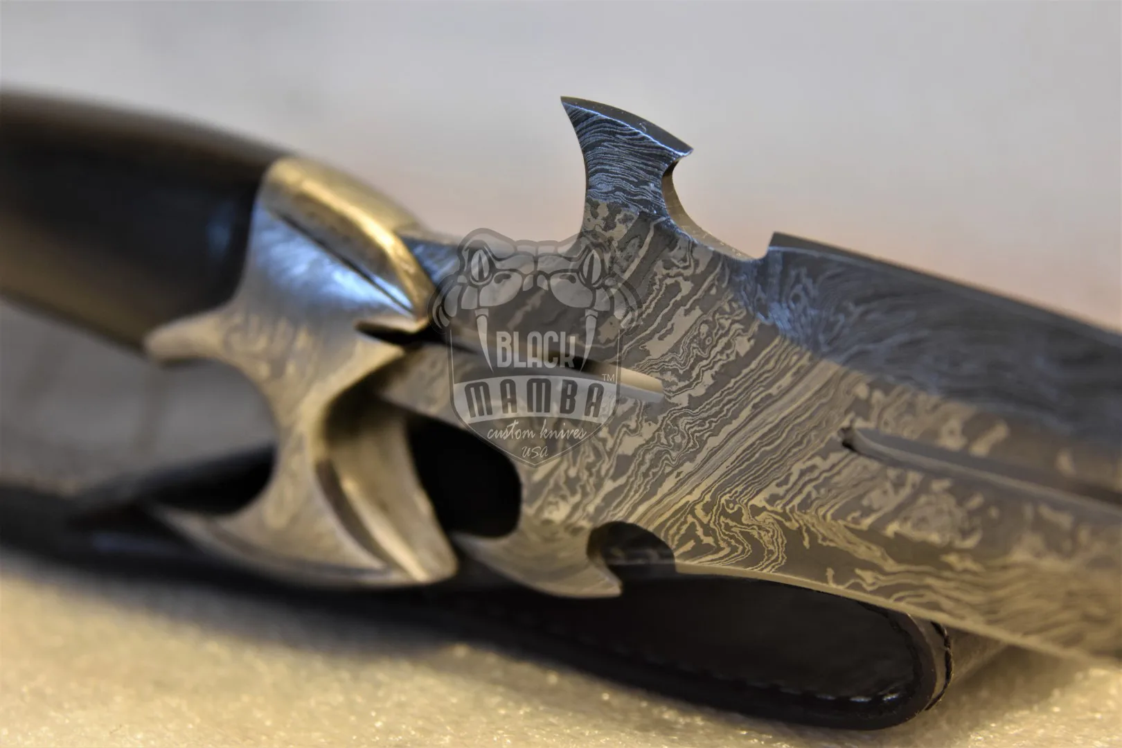 Anaconda - Damascus Hunting Knife, 13.5″ Overall - view 12