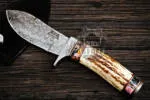 Persian Yuma - Damascus Hunting Knife, 9″ Overall | BMK-111-R