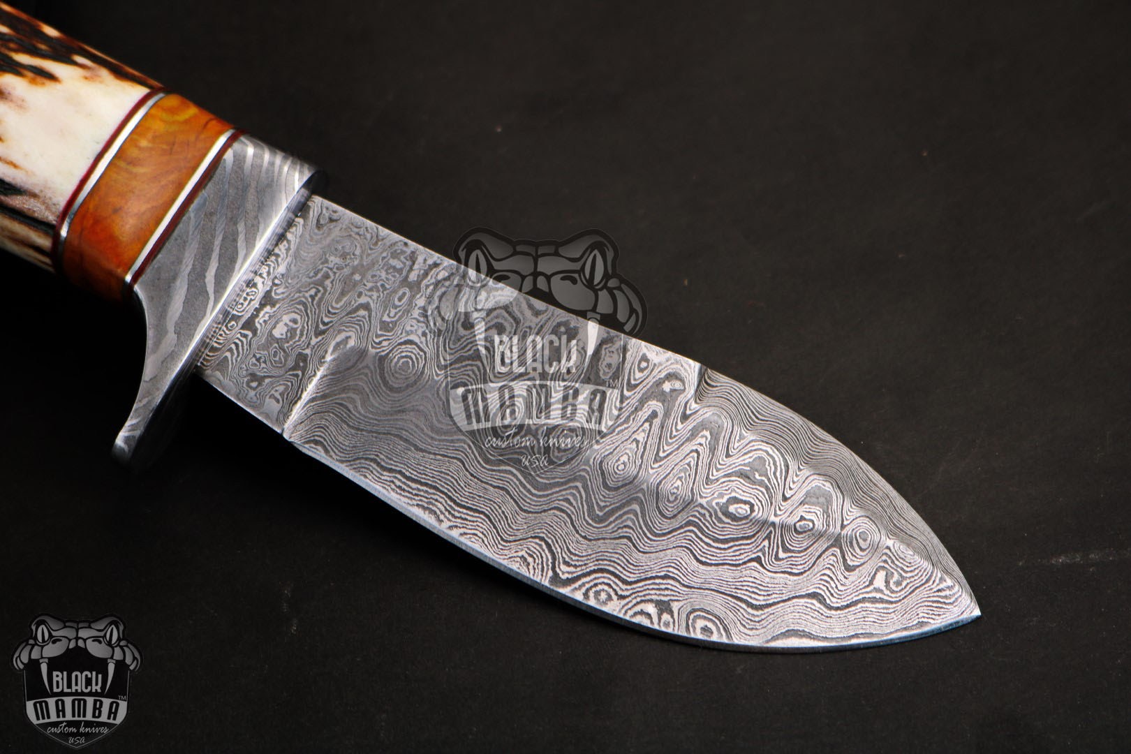 Bmk-501 Magnum 4.75 Inches Damascus Laguiole Knife
