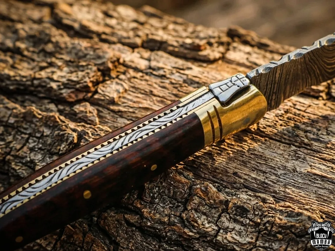 Magnum - Damascus Laguiole Knife, 7.5″ Overall - view 2