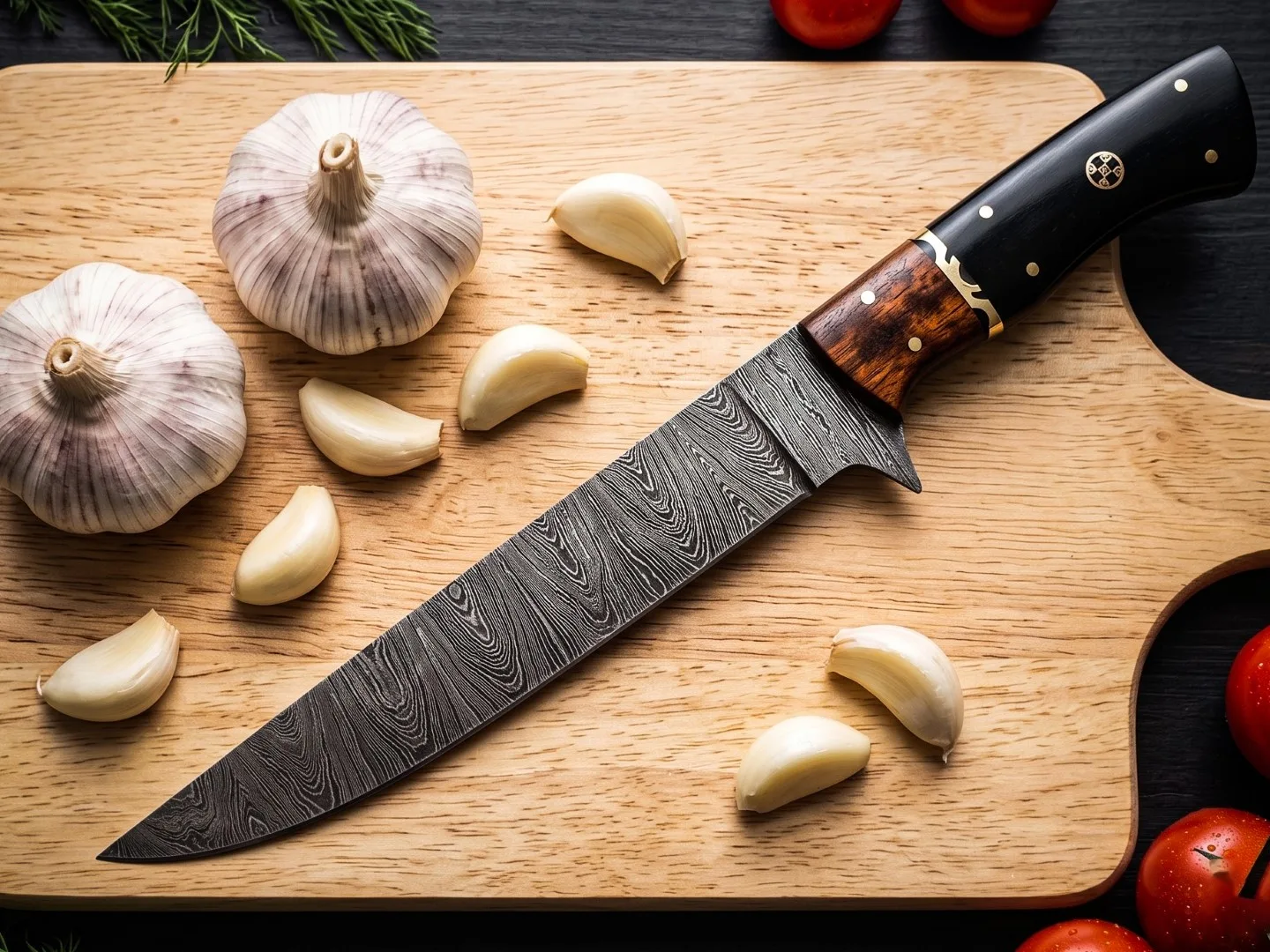 Shishamo - Damascus Chef Knife - view 3
