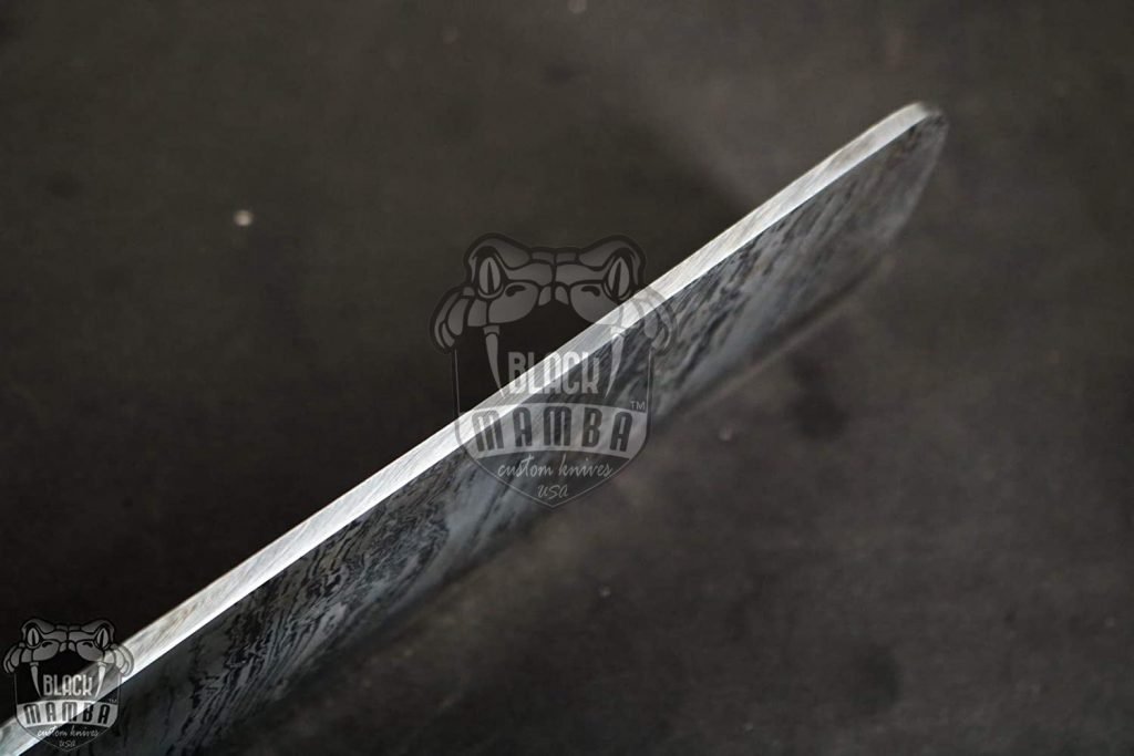 BLACK MAMBA KNIVES Bmk-705-DS Black Panther Damascus Chef Cleaver Blade Knife Chopper Knife World Class Knives - Image 2