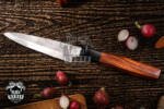 Black Mamba Knives Bmk-629 Unagi Pro Kitchen Knife Utility Knife 7 Inch Chef's Knives Vg10 Japanese Stainless Steel Sharp Paring Knife with Ergonomic Handle
