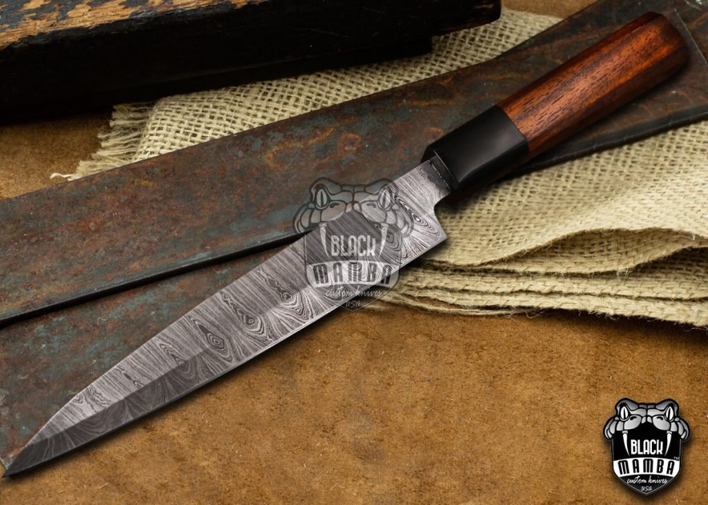 Bmk-715 Bonito Pro Kitchen Knife Damascus Utility Knife 7 Inch Damascus Chef's Knives Damascus Steel Sharp Paring Knife with Ergonomic Handle