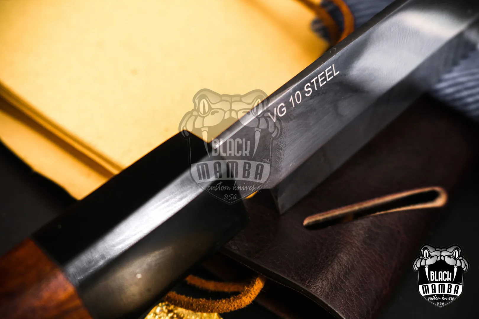 Unagi Pro Kitchen - Damascus Chef Knife - view 7